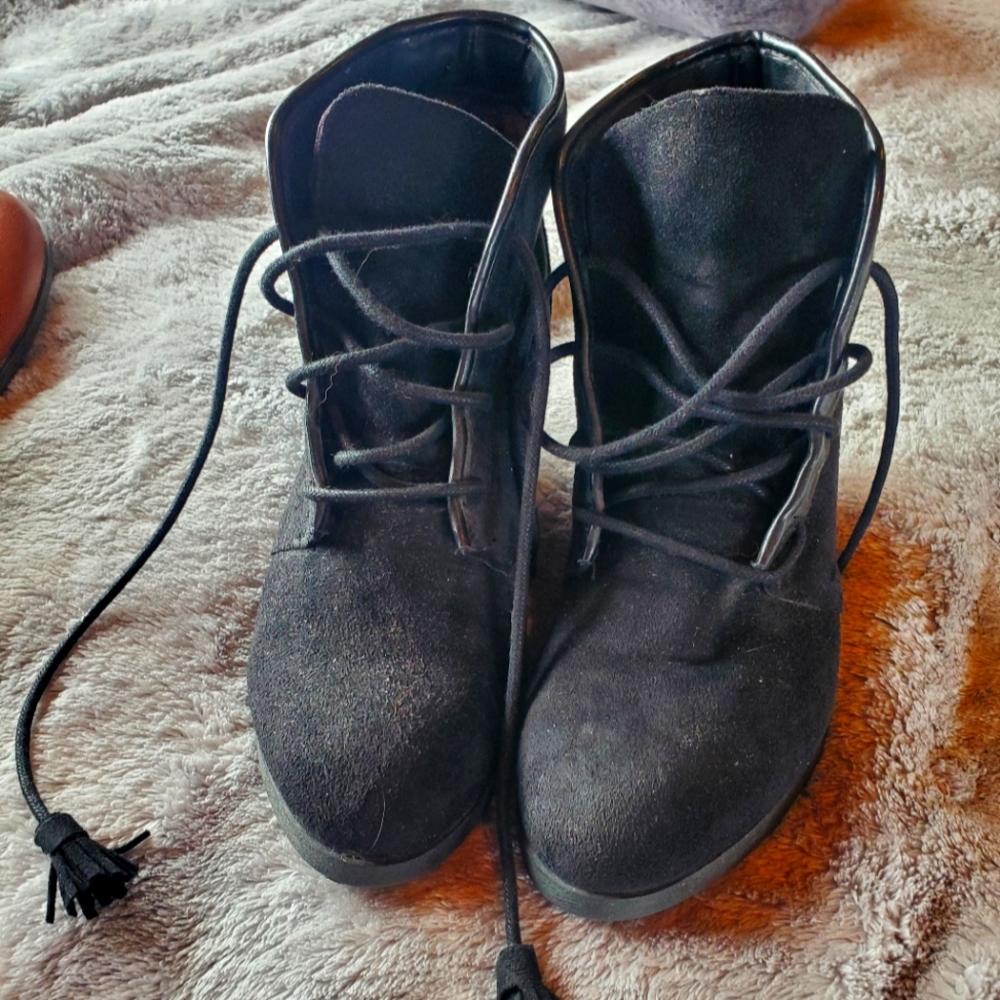 Suede Booties